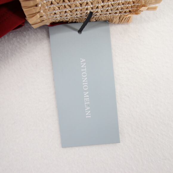 Antonio Melani x Style Bungalow Bikini Top Red Ruffled Convertible Straps XL NWT - Picture 13 of 15